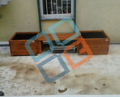 AS-006 Özel Ölçü İkili Saksı Bank